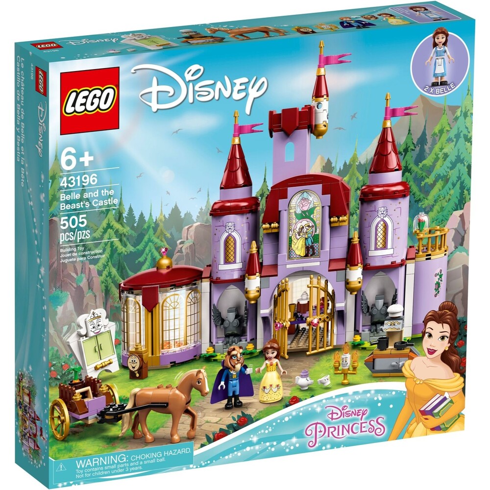 LEGO Disney Belle and the Beast Castle (43196) - Brand New & Sealed (RETIRED)